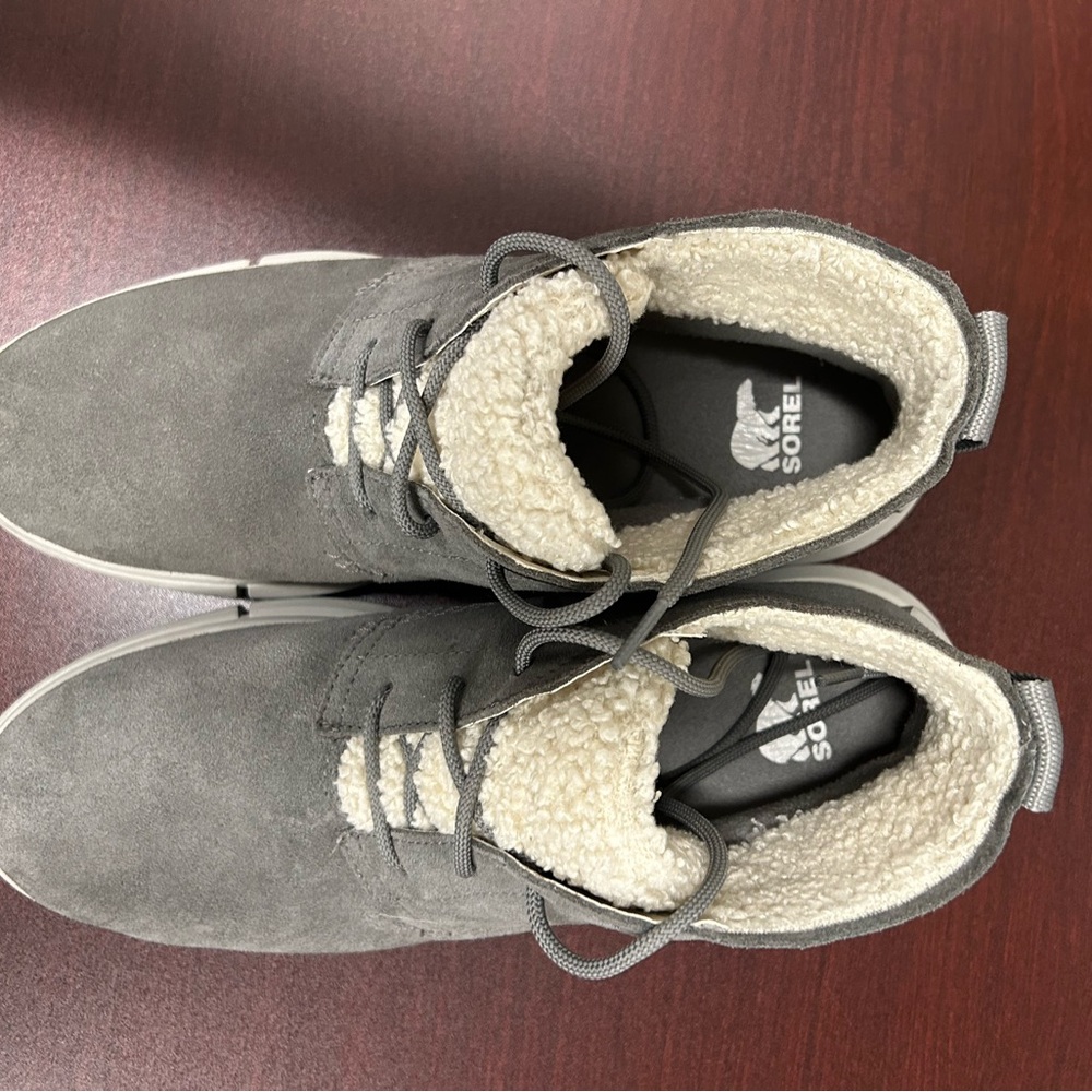 Sorel Explorer Next Drift Boots for Ladies Gray - size 9.5